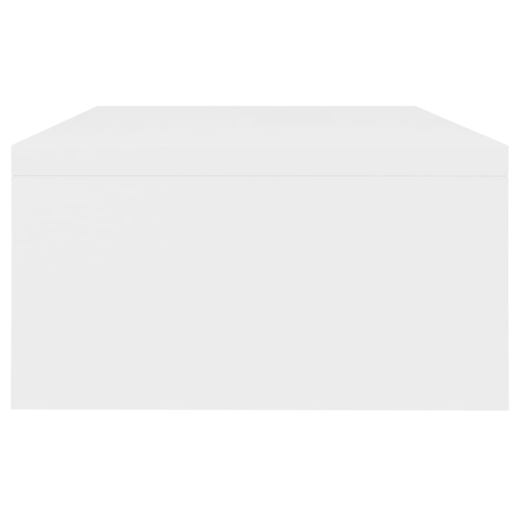 NNEVL Monitor Stand White 42x24x13 cm Chipboard-4